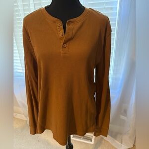 Old Navy Chestnut Henley Shirt
